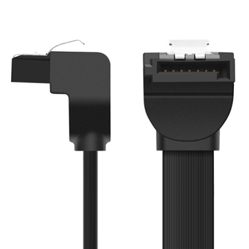 Cáp dữ liệu SATA-III 6GB mỏng dẹt 50Cm Ugreen 30797 (bẻ góc) - Phụ Kiện Điện Tử Việt Nam ugreen 30797 cap du lieu sata 3