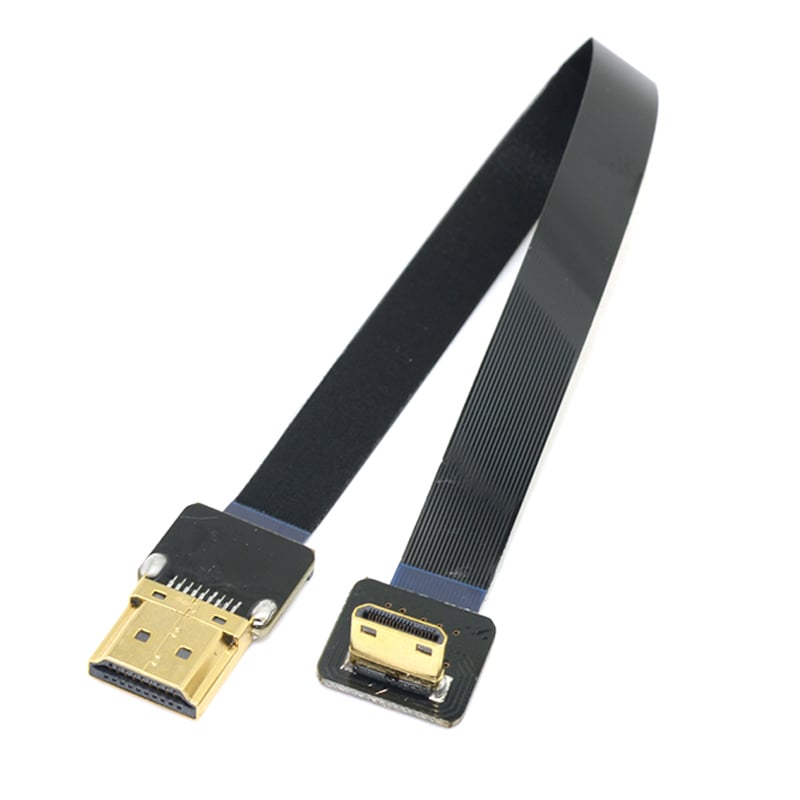 Dây cáp Mini HDMI sang HDMI siêu mỏng siêu nhẹ - Cáp HD ruy băng cho Flycam Drone 20Cm | 50Cm - Phụ Kiện Điện Tử Việt Nam cáp mini HDMI sang HDMI sieu mỏng ruybang
