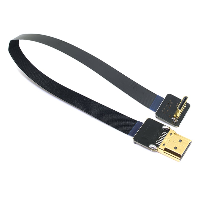 Dây cáp Mini HDMI sang HDMI siêu mỏng siêu nhẹ - Cáp HD ruy băng cho Flycam Drone 20Cm | 50Cm - Phụ Kiện Điện Tử Việt Nam cáp mini HDMI sang HDMI sieu mỏng ruybang
