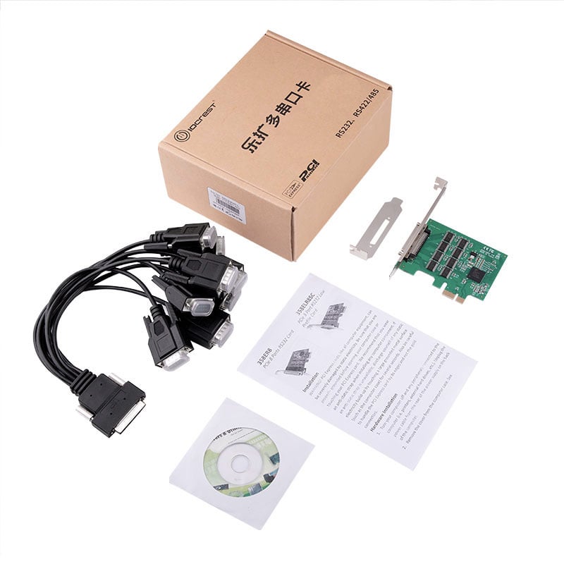 Cạc PCI-E sang 8 cổng RS232 DB9 IOCREST SY-PEX15067 - Phụ Kiện Điện Tử Việt Nam cac pci-e sang 8 cong rs232 iocrest
