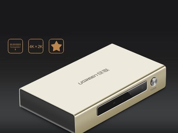Bộ chia HDMI 2 cổng 4K 30Hz Ugreen 40276 - Phụ Kiện Điện Tử Việt Nam Bộ chia HDMI 2 cổng 4K 30Hz Ugreen 40276 - Phụ Kiện Điện Tử Việt Nam
