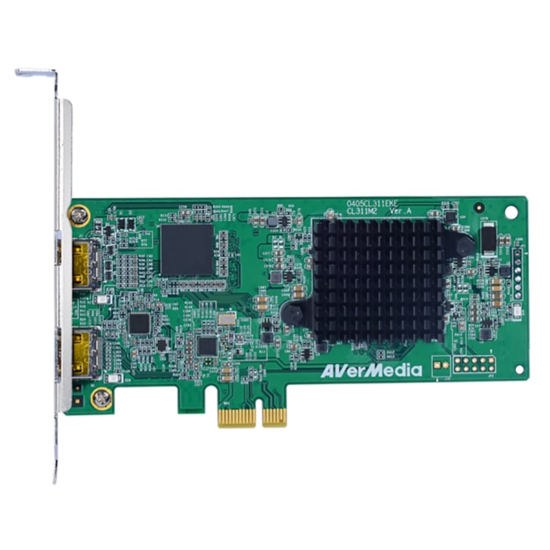 Card PCI-E sang HDMI AV S-Video Component full HD 1080P 60fps - Cạc thu hình cho máy tính bàn cắm khe PCI AverMedia CL311-M2 - Phụ Kiện Điện Tử Việt Nam card ghi hinh hdmi av sideo composite avermedia cl311m2