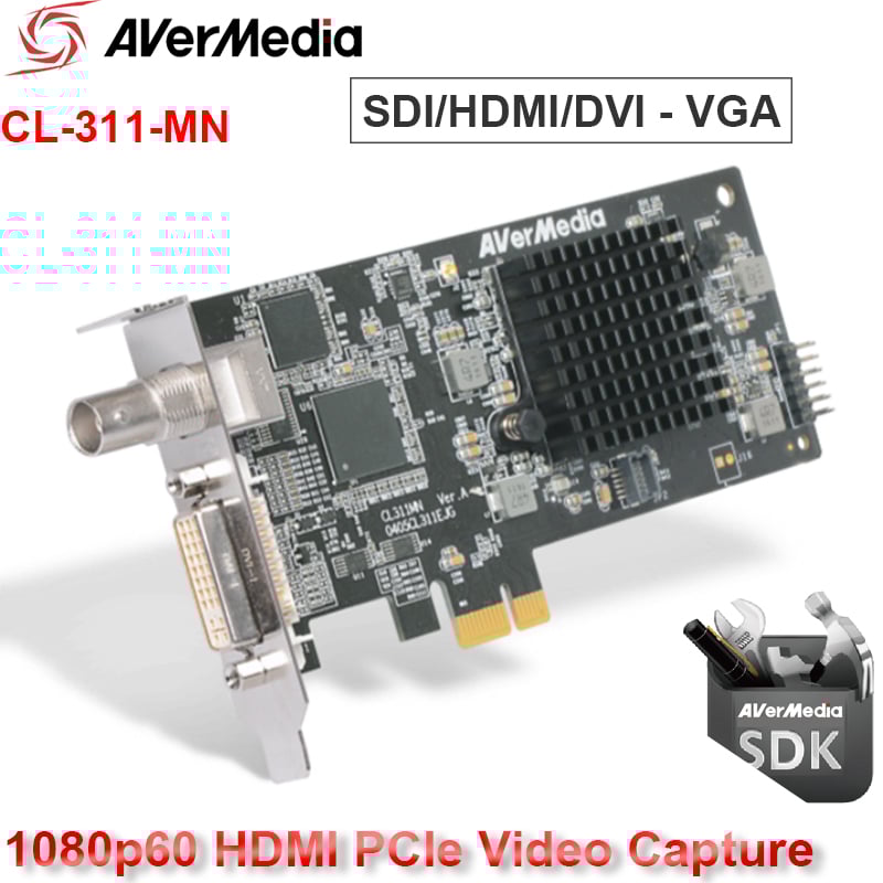 card ghi hình SDI HDMI DVI VGA PCI-E card 1080P60fps Avermedia CL311-MN - Phụ Kiện Điện Tử Việt Nam card ghi hinh sdi hdmi vga dvi avermedia cl311-mn