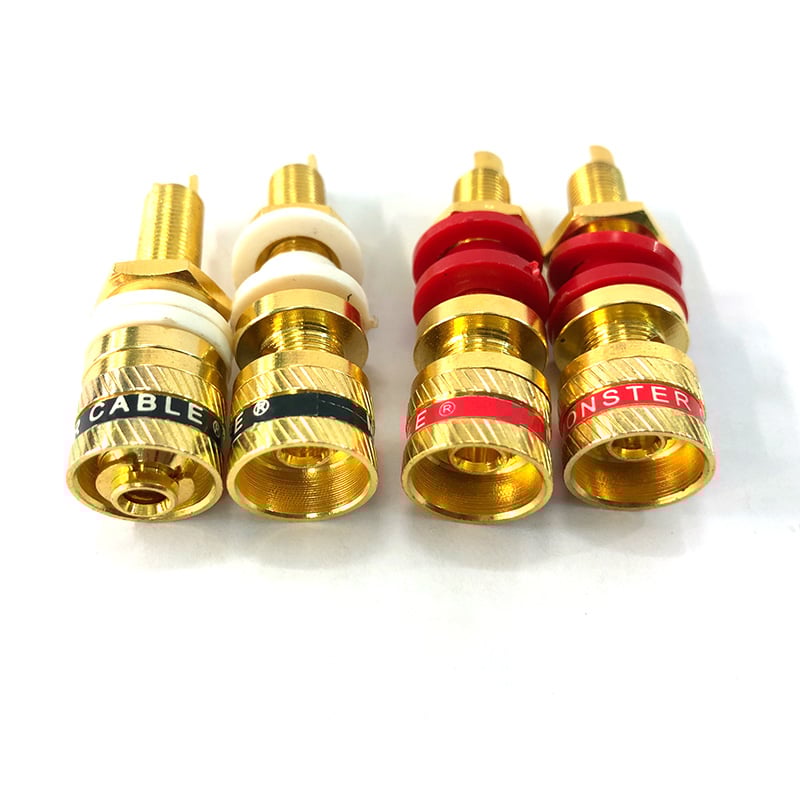 Cọc loa Jack cắm loa Bắp chuối Mỏ chim Càng cua Monster (1 chiếc) - Phụ Kiện Điện Tử Việt Nam coc loa monster cable