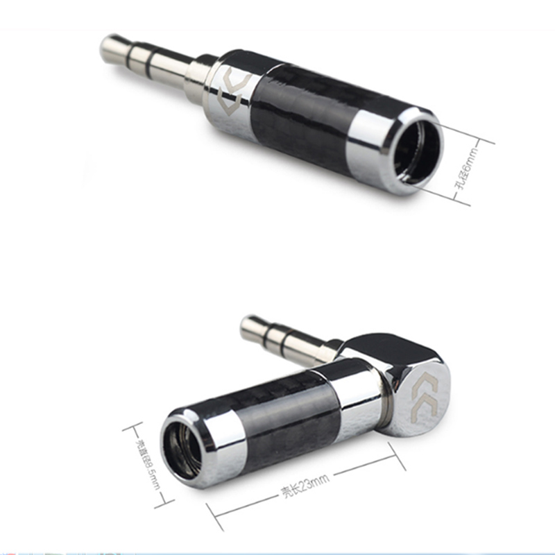 Đầu hàn jack cắm 3.5mm 3 nấc thẳng & bẻ góc Copper Colour CR-3.5 Carbon Rhodium - Phụ Kiện Điện Tử Việt Nam dau han cong 3,5mm