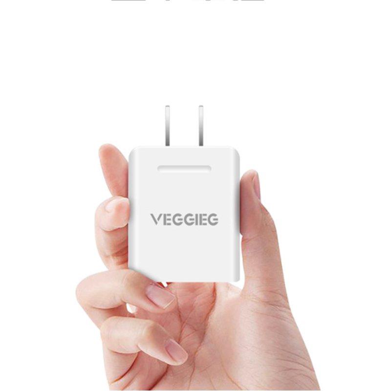 Cục sạc Điện thoại Smartphone Máy tính bảng 5V-3A QC3.0 Veggieg V-UC3.0 - Phụ Kiện Điện Tử Việt Nam cuc sac nguon 5v-3a qc3.0 veggieg v-uc3.0