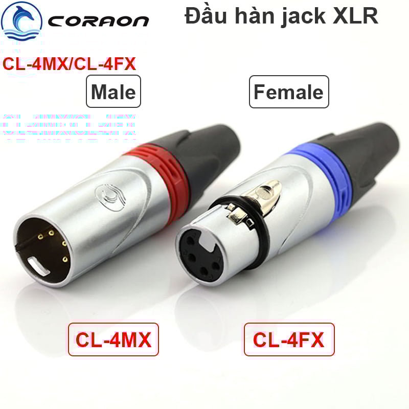 dau han XLR 4pin