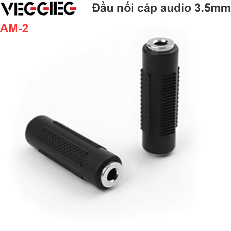 Đầu nối cáp audio 3.5mm 2 cổng cái Veggieg AM-2 - Phụ Kiện Điện Tử Việt Nam dau noi audio 3.5mm