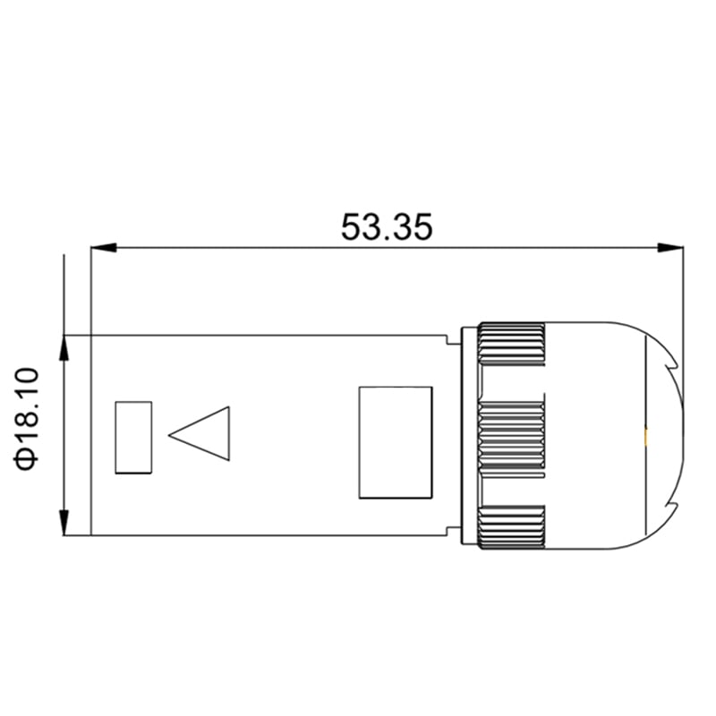 Giắc cắm đầu chụp mạng RJ45 vỏ nhôm chống nước IP67 Gorizon GZ802M-CR/CR - Phụ Kiện Điện Tử Việt Nam GZ802M-CR dau chup mang chong nuoc ip67