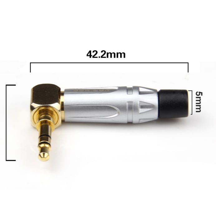 Đầu hàn giắc cắm audio 3.5mm stereo 3 nấc 5mm bẻ góc Gorizon GZ3502L3-GC/R - Phụ Kiện Điện Tử Việt Nam dau han cong 3,5mm vuong goc