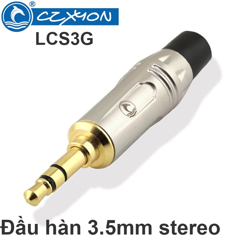Đầu hàn giắc cắm âm thanh 3.5mm cỡ nhỏ mạ vàng Coraon LCS3G (1 chiếc) - Phụ Kiện Điện Tử Việt Nam dau han 3.5mm coraon