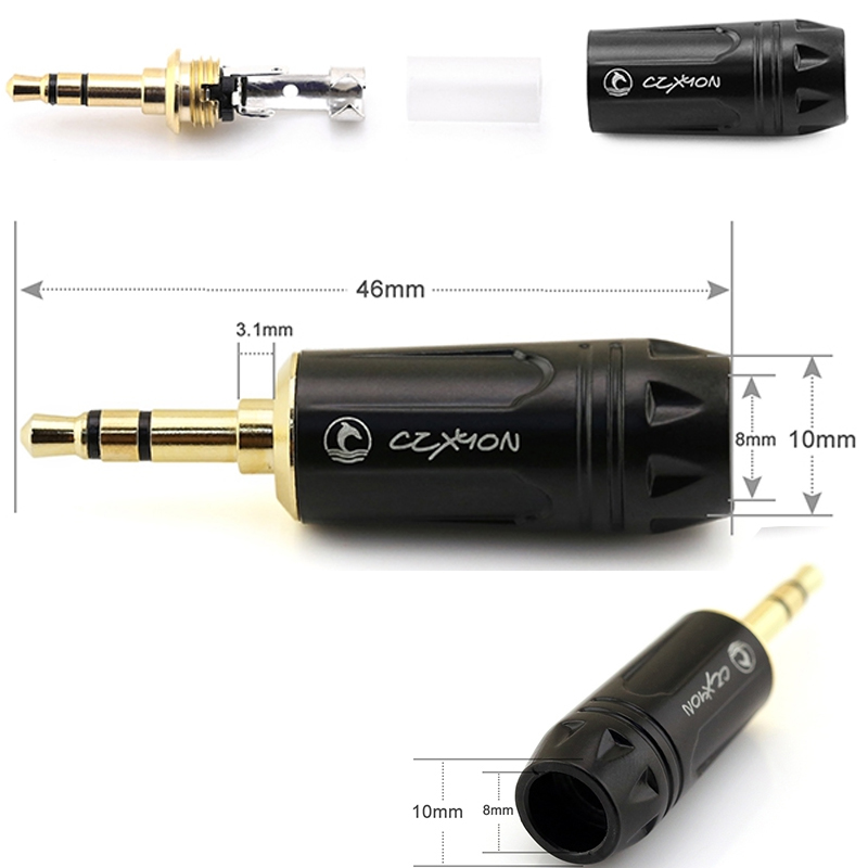 Đầu hàn giắc cắm 3.5mm stereo Coraon LCS3LG (1 chiếc)