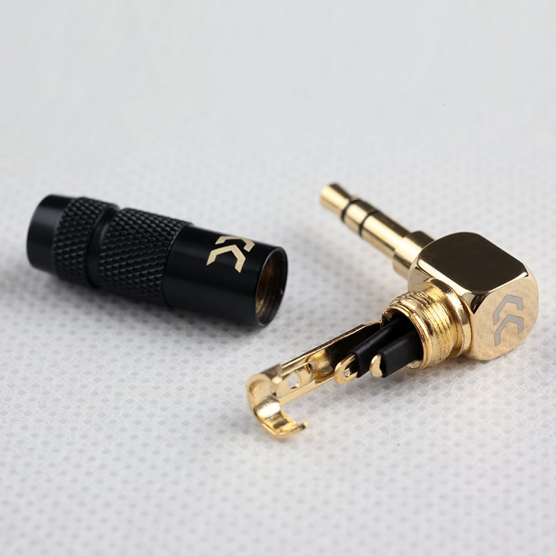 Đầu hàn jack cắm 3.5mm 3 nấc thẳng & bẻ góc Copper Colour CR-3.5 mạ vàng - Phụ Kiện Điện Tử Việt Nam dau han audio 3.5mm be goc