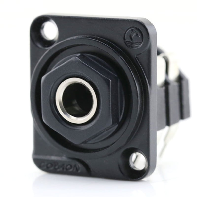 Đầu hàn jack cắm audio 6.5mm stereo Female kèm mặt bắt vít Coraon D-214 D-234TT-S - Phụ Kiện Điện Tử Việt Nam dau han cong 6,5 ly coraon