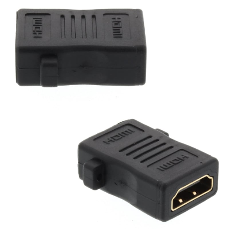 Đầu nối HDMI 2 đầu âm gắn vào mặt tạo ổ cắm HDMI âm tường - HDMI connector female panel - Phụ Kiện Điện Tử Việt Nam dau noi hdmi bat vit gim vao mat