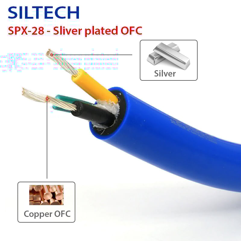 cap nguon am thanh hi-end siltech SPX-28