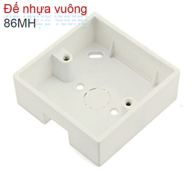 Đế nhựa vuông âm tường cho nhân mặt Coraon 86MH - Phụ Kiện Điện Tử Việt Nam de nhua am tuong coraon 86mh