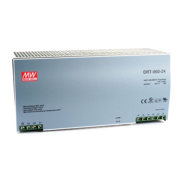 Nguồn DIN công nghiệp 960W 24V 40A Meanwell DRT-960-24 - Phụ Kiện Điện Tử Việt Nam Nguồn công nghiệp meanwell 24V 40a DRT-960-24