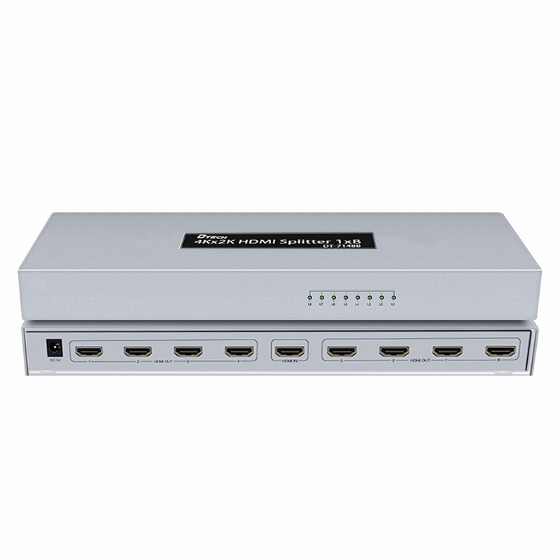 Bộ chia HDMI V1.4 4K30Hz 3D 8 cổng DTECH DT-7148A - Phụ Kiện Điện Tử Việt Nam dt-7148b