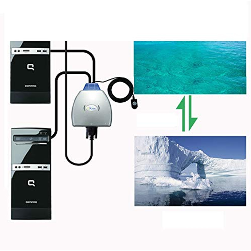 KVM switch 2 port DVI dạng cáp Kinan DV2302 - Phụ Kiện Điện Tử Việt Nam kvm dvi kinnan dv2302