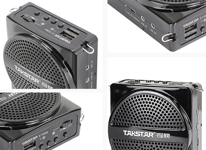 Máy trợ giảng - Loa hỗ trợ giáo viên giảng dạy có dây Takstar 10 watt E188M - Phụ Kiện Điện Tử Việt Nam micro tro giang co day takstar e188m
