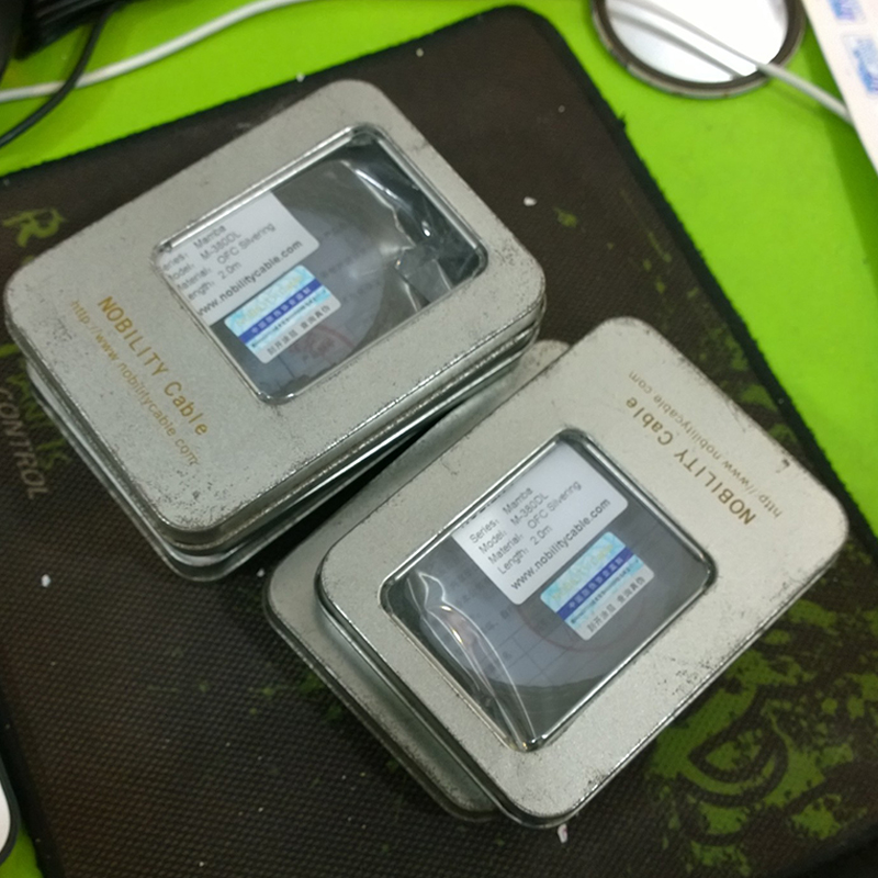 Dây cáp audio 2 đầu 3.5mm đồng tinh khiết 6N mạ bạc 2 mét bẻ góc Nobility Series Mamba M-380DL - Phụ Kiện Điện Tử Việt Nam cap am thanh aux 3.5mm