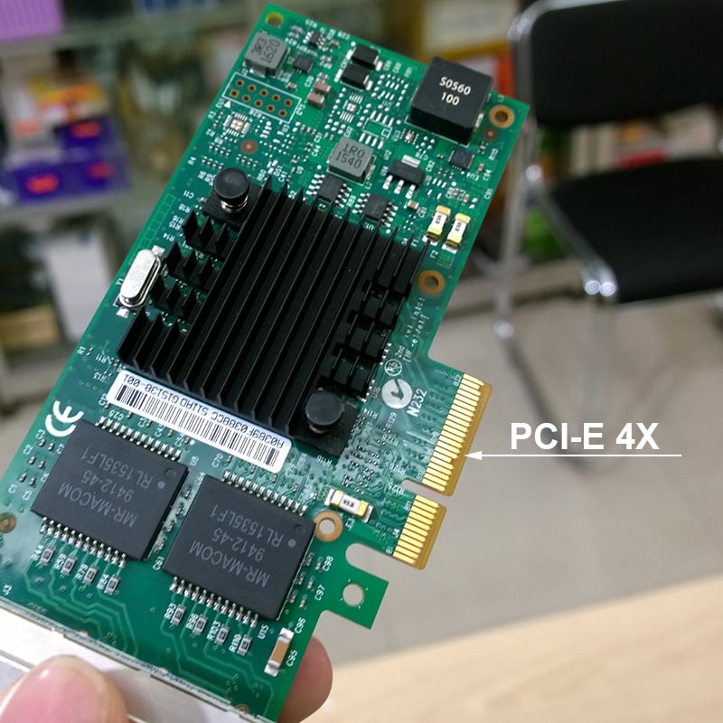 Cạc mạng server LAN gigabit Card PCI-E 4X ra 4 cổng mạng LAN RJ45 1GB Intel I350-T4 - Phụ Kiện Điện Tử Việt Nam card mang intel i350t4
