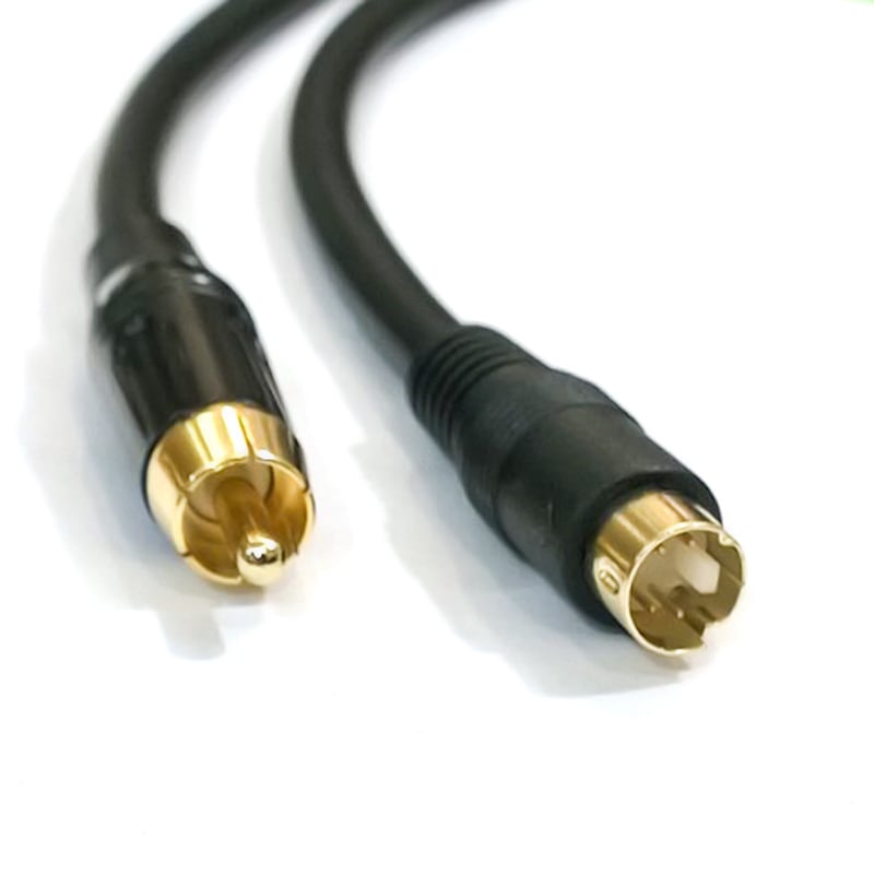 Cáp S-video ra AV RCA 1.5M 3M 5M 10M 15M Choseal - Phụ Kiện Điện Tử Việt Nam cap s-video sang av