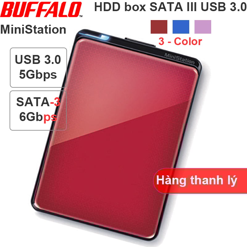 HDD SSD box 2.5 USB 3.0 SATA3 BUFFALO MiniStation - Phụ Kiện Điện Tử Việt Nam hdd box usb 3.0 sata buffalo