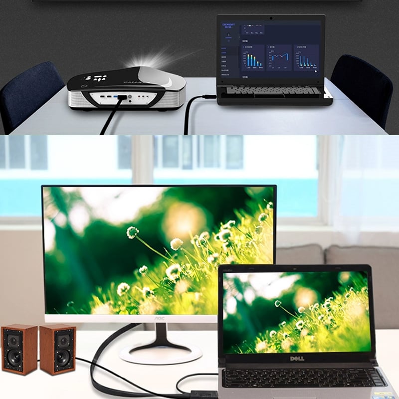 Dây cáp chuyển HDMI sang VGA + Audio 2 Mét 3 Mét 5 Mét Full HD 1080P - Phụ Kiện Điện Tử Việt Nam hdmi to vga + audio 2 met 3 met 5 met