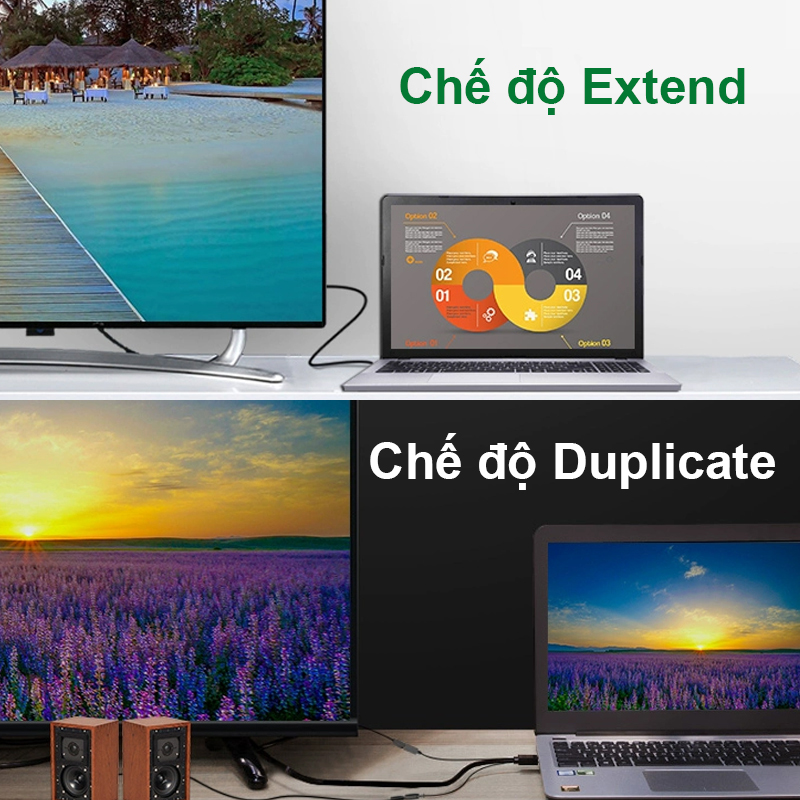 Dây cáp chuyển HDMI sang VGA + Audio 2 Mét 3 Mét 5 Mét Full HD 1080P - Phụ Kiện Điện Tử Việt Nam hdmi to vga + audio 2 met 3 met 5 met