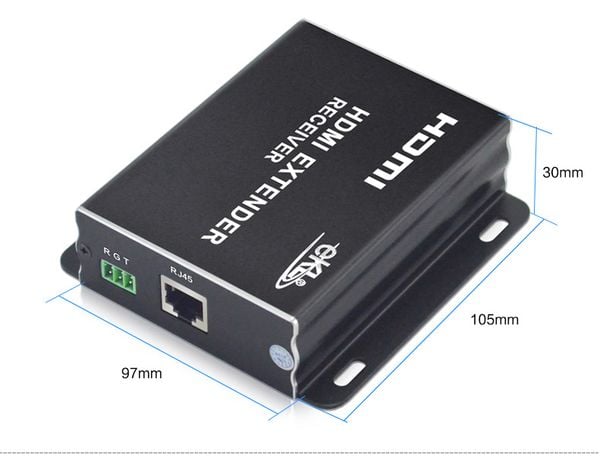 Bộ khuếch đại mở rộng HDMI sang cáp mạng LAN 150 mét EKL-HE150 - Phụ Kiện Điện Tử Việt Nam Bộ khuếch đại mở rộng HDMI sang cáp mạng LAN 150 mét EKL-HE150 - Phụ Kiện Điện Tử Việt Nam