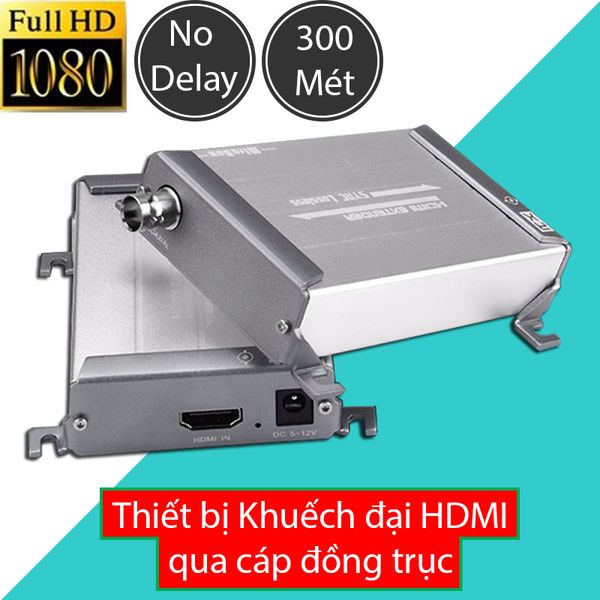 Bộ chuyển đổi tín hiệu HDMI qua cáp đồng trục BNC MiraBox HSV379 - Phụ Kiện Điện Tử Việt Nam bo khuech dại tin hieu hdmi qua cap dong truc