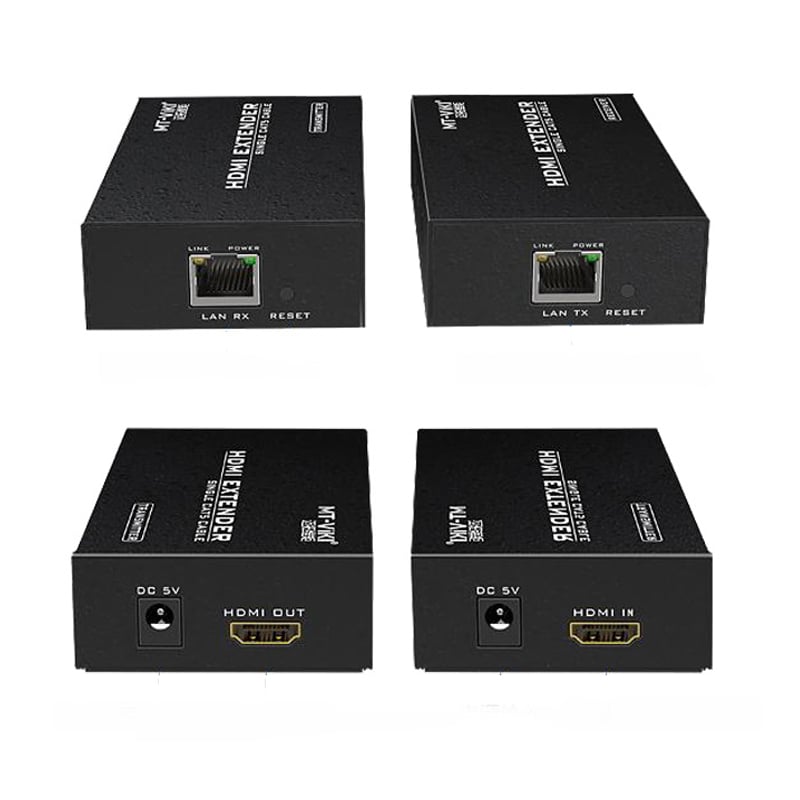 Bộ chuyển đổi HDMI sang cáp mạng LAN 200m IP Extender MT-VIKI MT-ED06 V2 - Phụ Kiện Điện Tử Việt Nam bo khuech dại hdmi qua day mang 100-200 met mt-viki mt-ed06