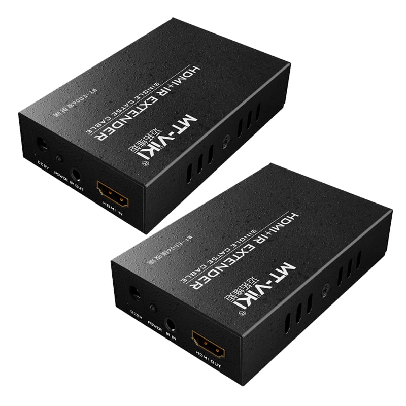 Bộ chuyển đổi HDMI sang cáp mạng LAN 200m IP Extender MT-VIKI MT-ED06 V2 - Phụ Kiện Điện Tử Việt Nam bo khuech dại hdmi qua day mang 100-200 met mt-viki mt-ed06
