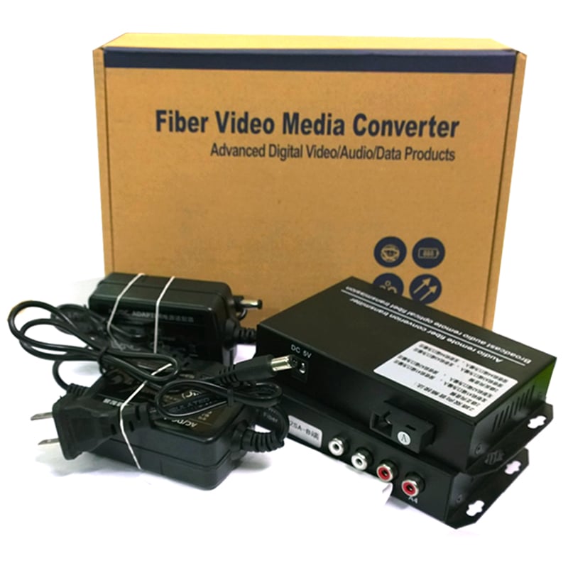 Bộ khuếch đại audio RCA 2 kênh 2 chiều qua cáp quang 20Km HM-2SA - Phụ Kiện Điện Tử Việt Nam thiet bị khuech dại av ra cap quang 20km