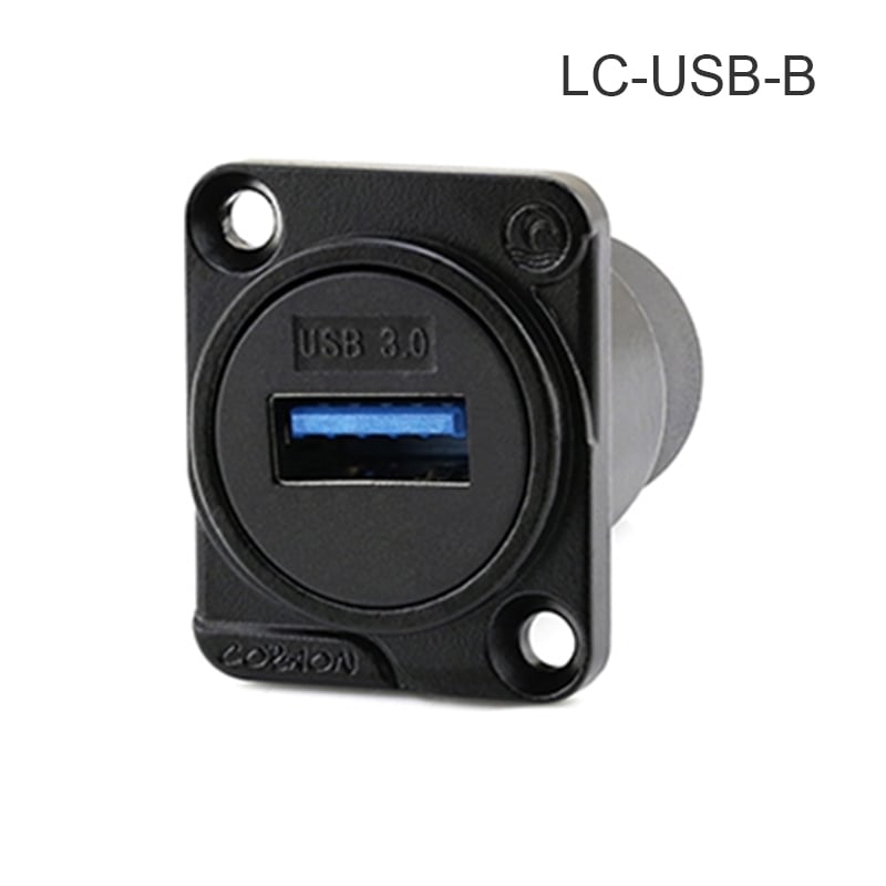 Đầu cắm USB 3.0 female kèm mặt bắt vít âm tường âm sàn LC-USB (cắm thẳng) - Phụ Kiện Điện Tử Việt Nam dau cam us 3.0 am tuong coraon