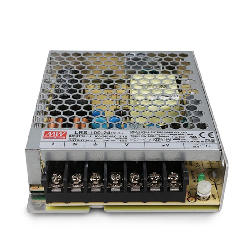 Nguồn DC LED 24V-4.5A 108W Meanwell LRS-100-24 - Phụ Kiện Điện Tử Việt Nam nguon 24v 4.5a 108w meanwell lrs-100-24
