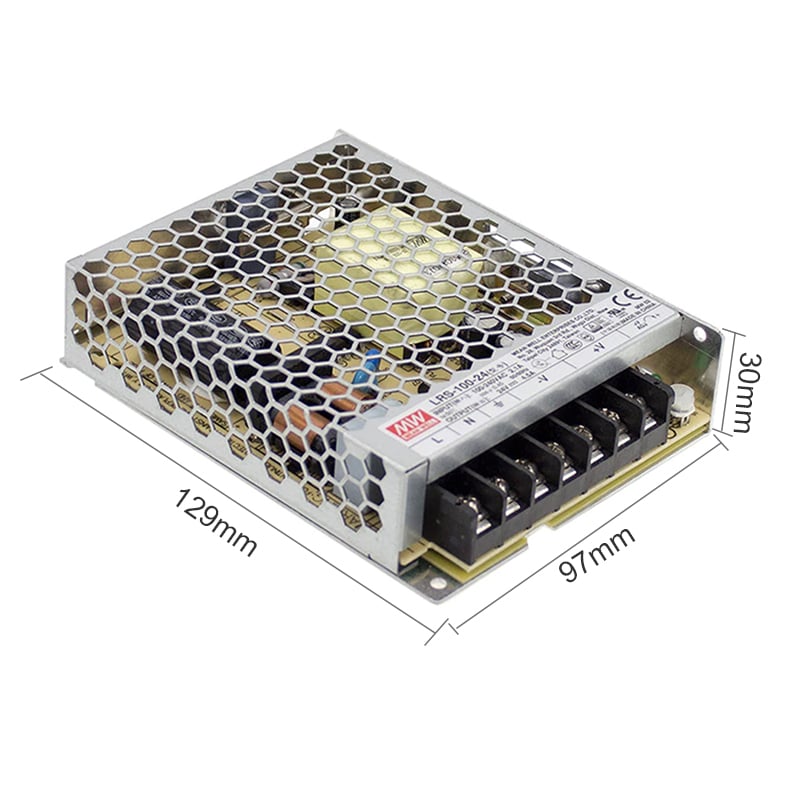 Nguồn DC LED 24V-4.5A 108W Meanwell LRS-100-24 - Phụ Kiện Điện Tử Việt Nam nguon led to ong 24v-4,5a meanwell lrs-100-24