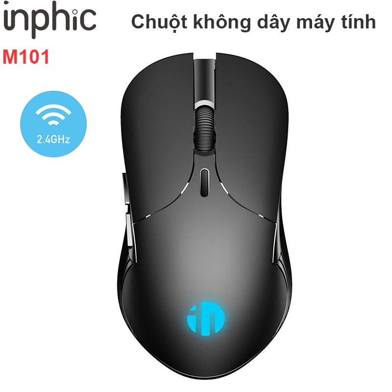 Chuột không dây 2.4GHz 1600DPI Inphic M101 - Phụ Kiện Điện Tử Việt Nam chuot khong day inphic