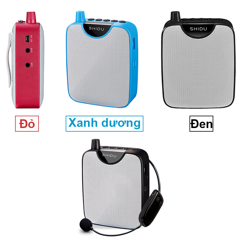 Máy trợ giảng - Loa giảng dạy không dây 10W Shidu M500UHF - Phụ Kiện Điện Tử Việt Nam m500uhf shidu