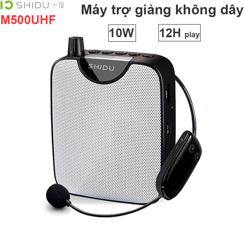 Máy trợ giảng - Loa giảng dạy không dây 10W Shidu M500UHF - Phụ Kiện Điện Tử Việt Nam m500uhf shidu