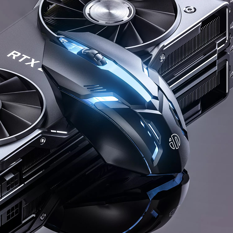 Chuột không dây chơi game đèn LED Inphic M602 - Phụ Kiện Điện Tử Việt Nam inphic m602