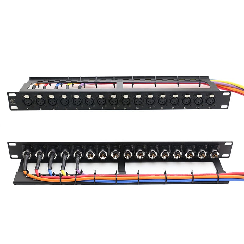 Khay mặt bracket gắn nhân HDMI VGA AV RJ45 BNC SDI XLR USB 24 cổng Coraon 2U24 JG24D - Phụ Kiện Điện Tử Việt Nam thanh ray cam usb hdmi vga audio sdi bnc