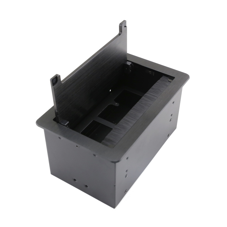 Đế ổ cắm đôi 2 khay âm sàn âm bàn có nắp đậy Coraon YQ-ZM-86-2 - Phụ Kiện Điện Tử Việt Nam de doi 2 hoc o cam coraon