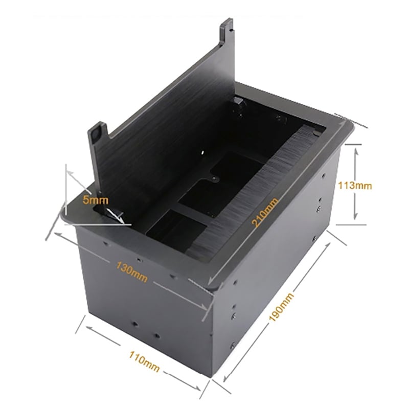 Đế ổ cắm đôi 2 khay âm sàn âm bàn có nắp đậy Coraon YQ-ZM-86-2 - Phụ Kiện Điện Tử Việt Nam de o cam 2 am san coraon