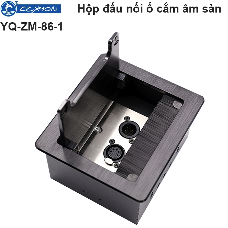 Đế ổ cắm đơn 1 khay âm sàn âm bàn có nắp đậy Coraon YQ-ZM-86-1 - Phụ Kiện Điện Tử Việt Nam o cam don coraon yq-zm-86-1