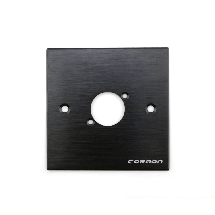 Mặt nạ ổ cắm đơn cho đế âm tường âm sàn Coraon 86A-1W/B - Phụ Kiện Điện Tử Việt Nam mat na o cam