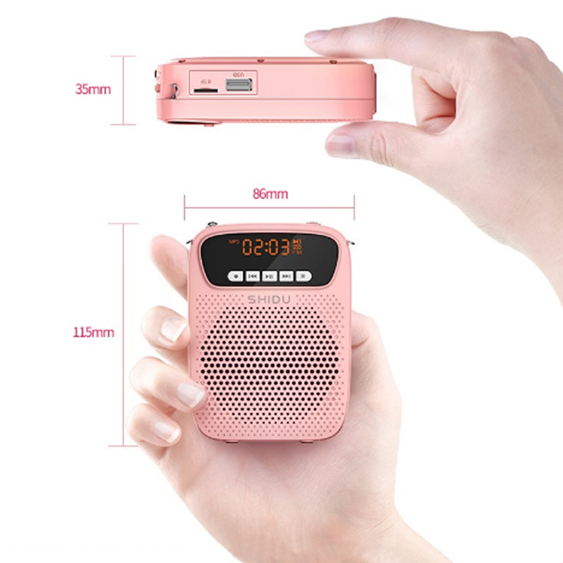 Máy trợ giảng có dây FM Bluetooth TF USB 15W Shidu SD-S278 - Phụ Kiện Điện Tử Việt Nam loa tro giang co day shidu sd-s278