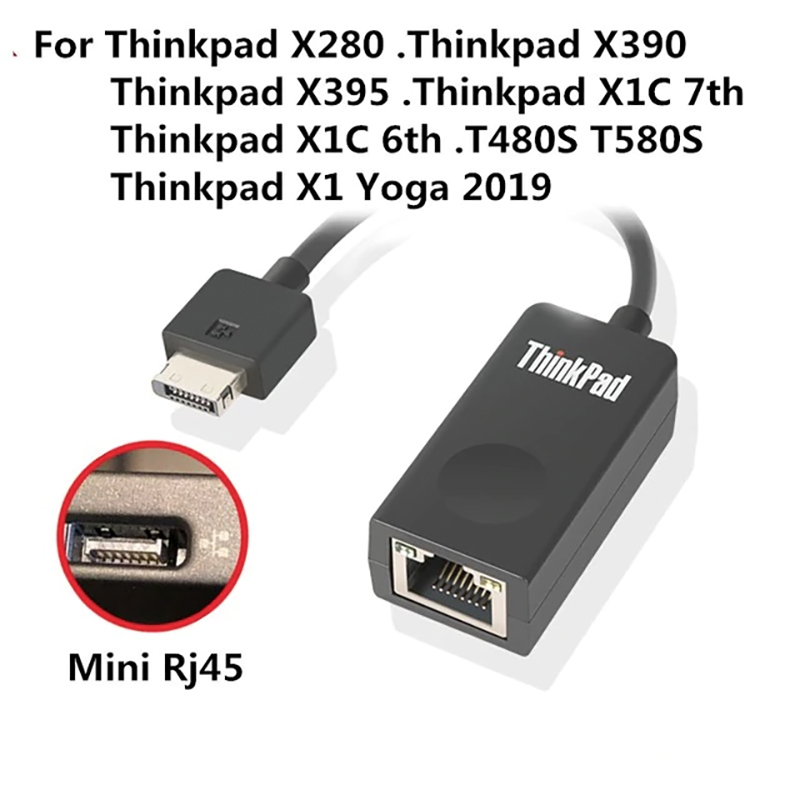 Cạc mạng mini RJ45 LAN gigabit cho Thinkpad X1 X395 X390 X280 T495 T490S - Phụ Kiện Điện Tử Việt Nam mini rj45